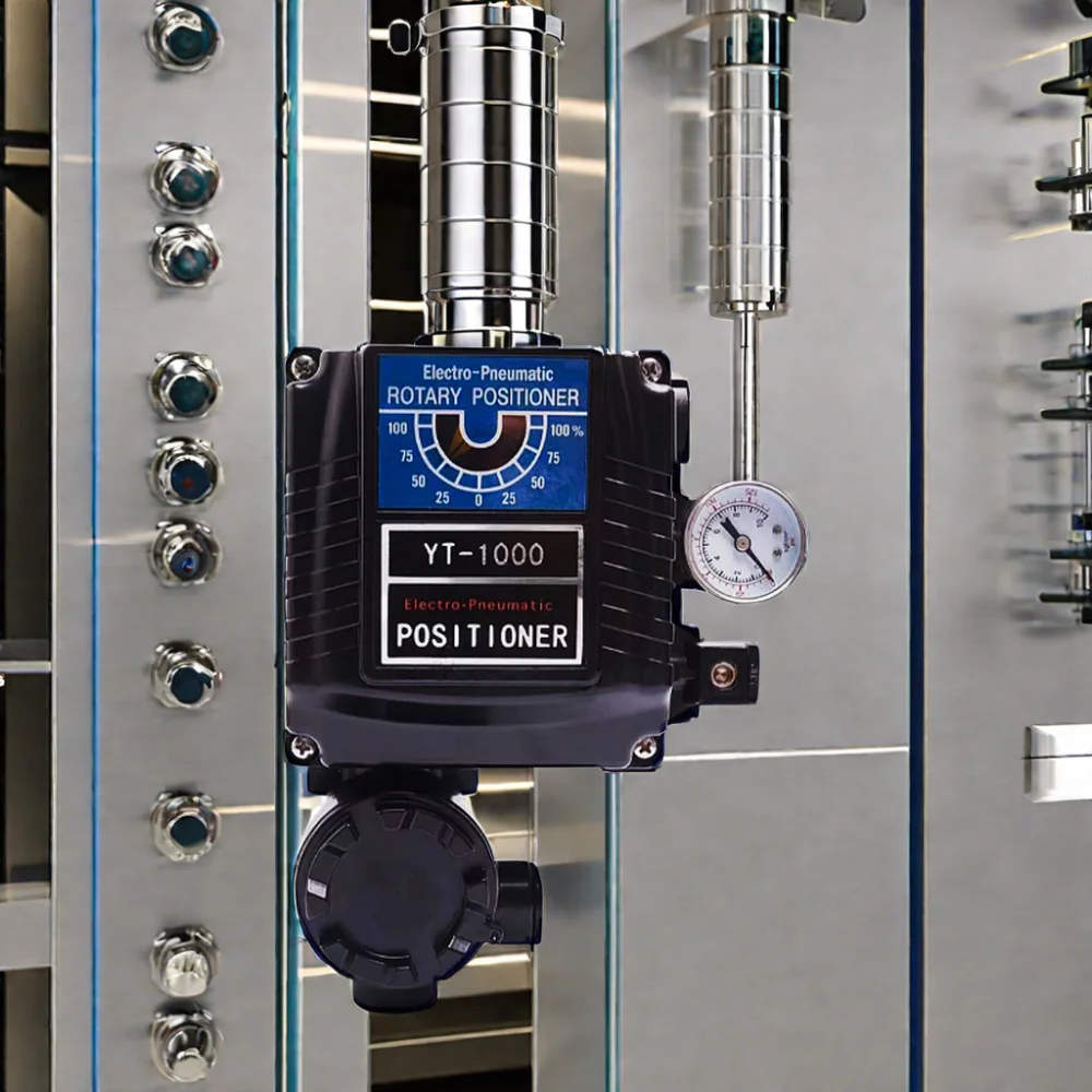 CQATMT Electric Pneumatic Valve Locator YT-1000R Angle Range Control Valves with Straight Stroke Feedback Model YT-1000L