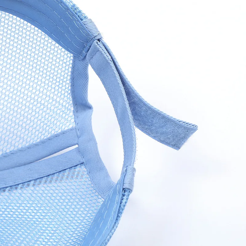 Fashionable Duck Tongue Hat Baseball Cap with Horsetail Net for Sunny Days in Cotton