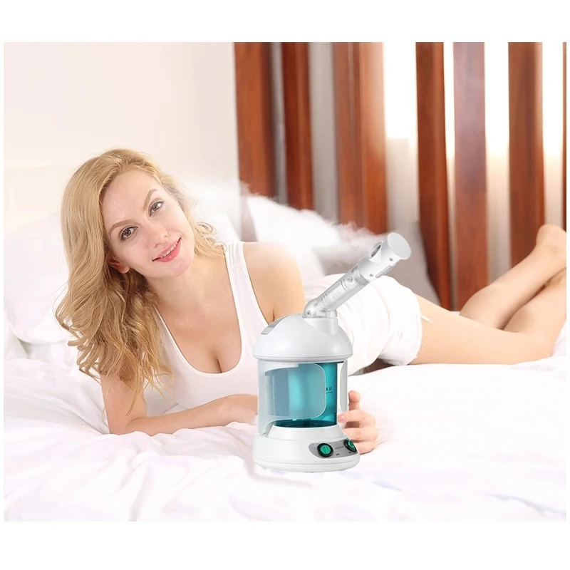 home skin ozone nano ionic spa portable professional  inhaler machines wholesale guangzhou face nose steam facial steamer