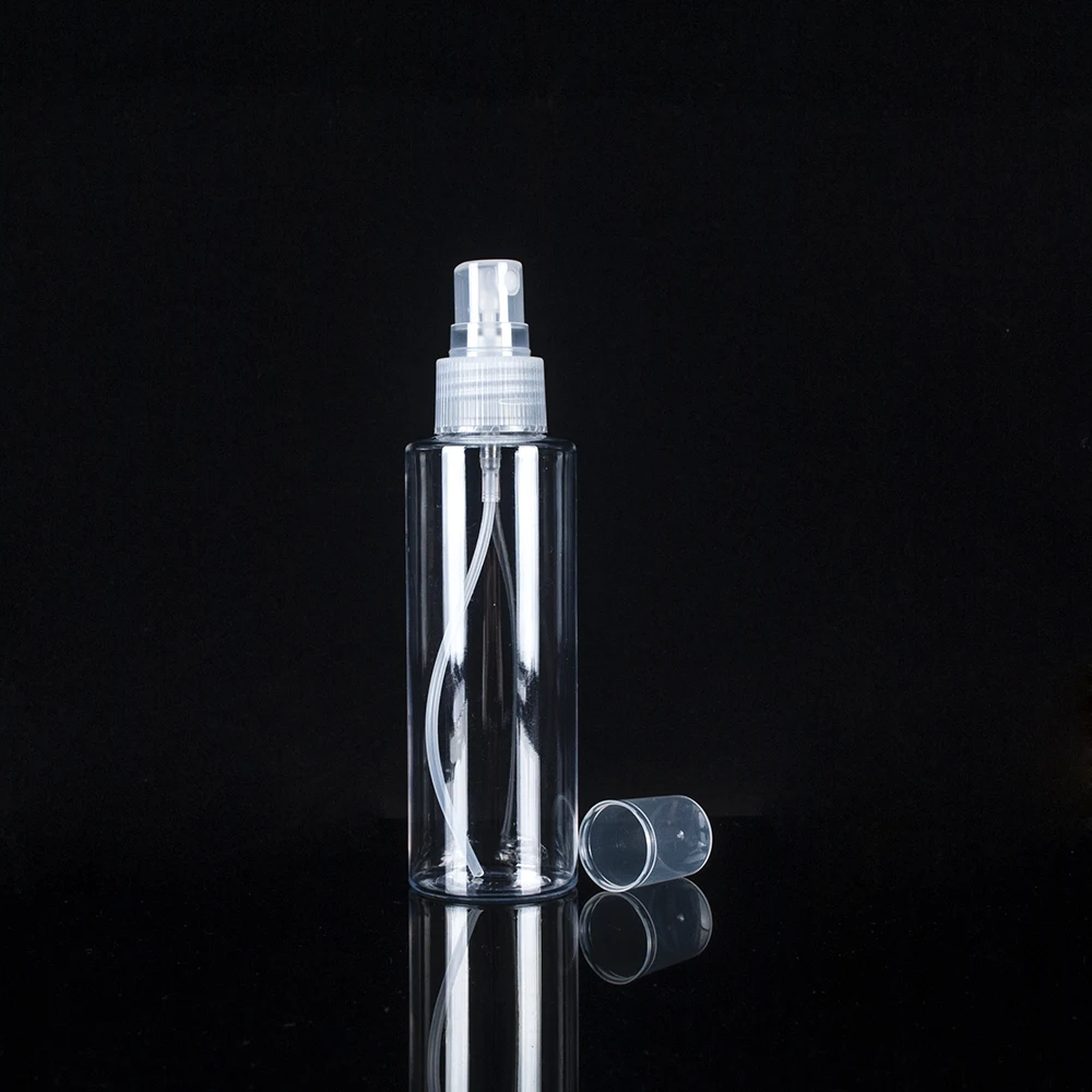 Wholesale PET bottle plastic transparent liquid detergent soap bottle with spray