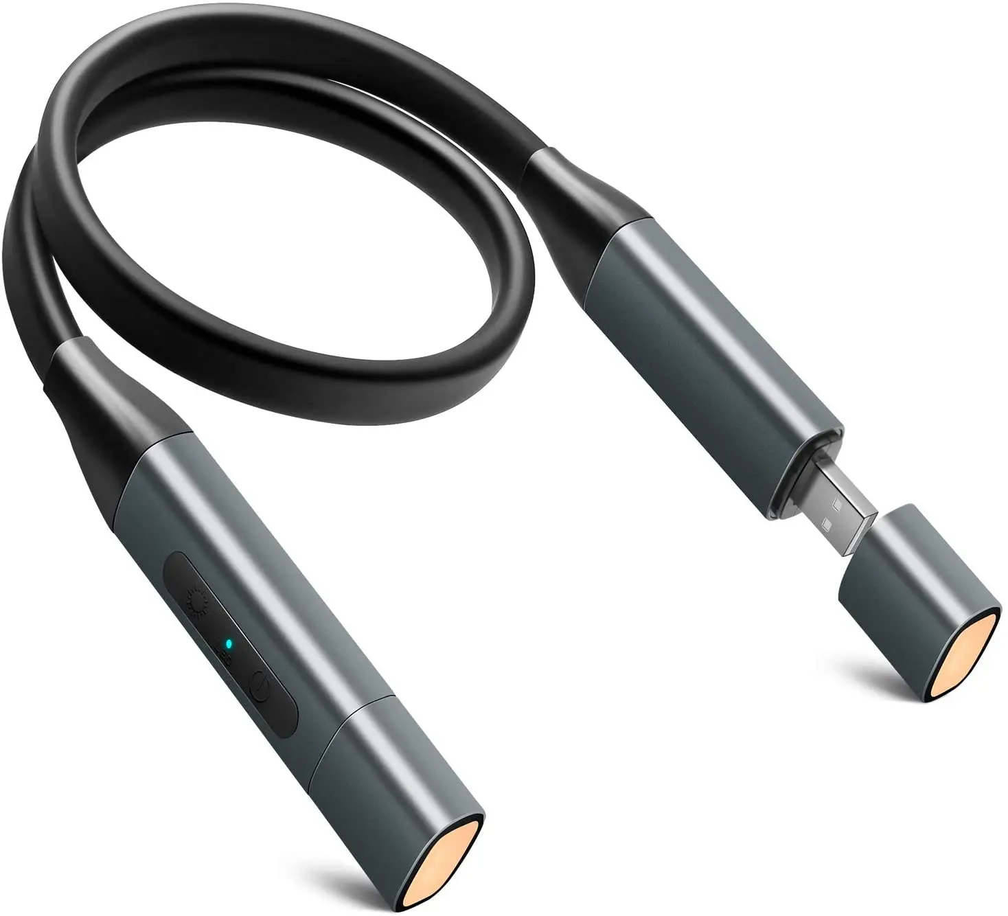 drop shipping 10 Brightness Levels Hands-Free Flexible Booklights LED Reading Light Rechargeable Neck Book Light