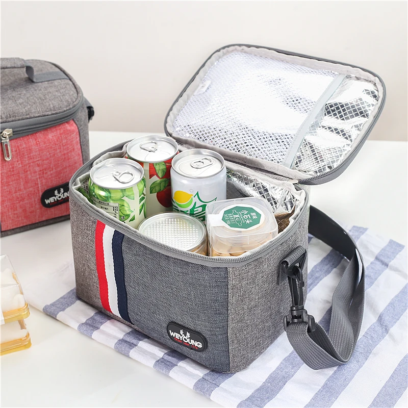 WEYOUNG Branded Waterproof Women Kids Tote Insulated Cooler Lunch bag with shoulder strap wholesale