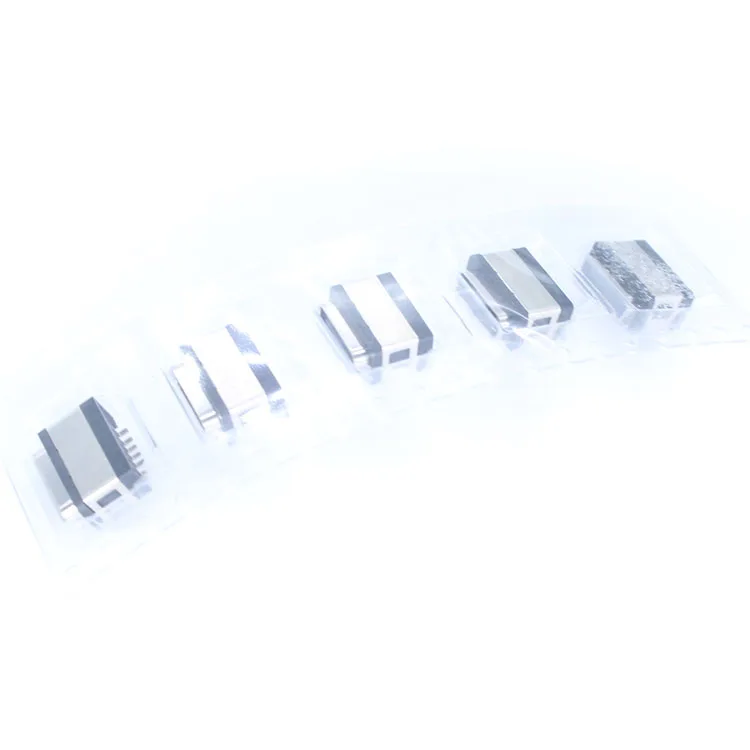 High Quality usb-c female waterproof connector mid mount usb c 6 pin smt for pcb