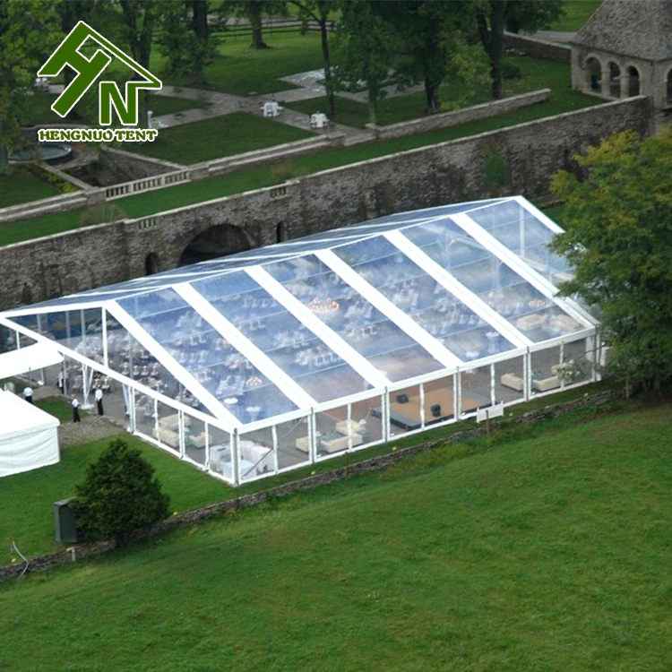 transparent roof clear span commercial aluminum frame tent wedding marquee (1600092095980)