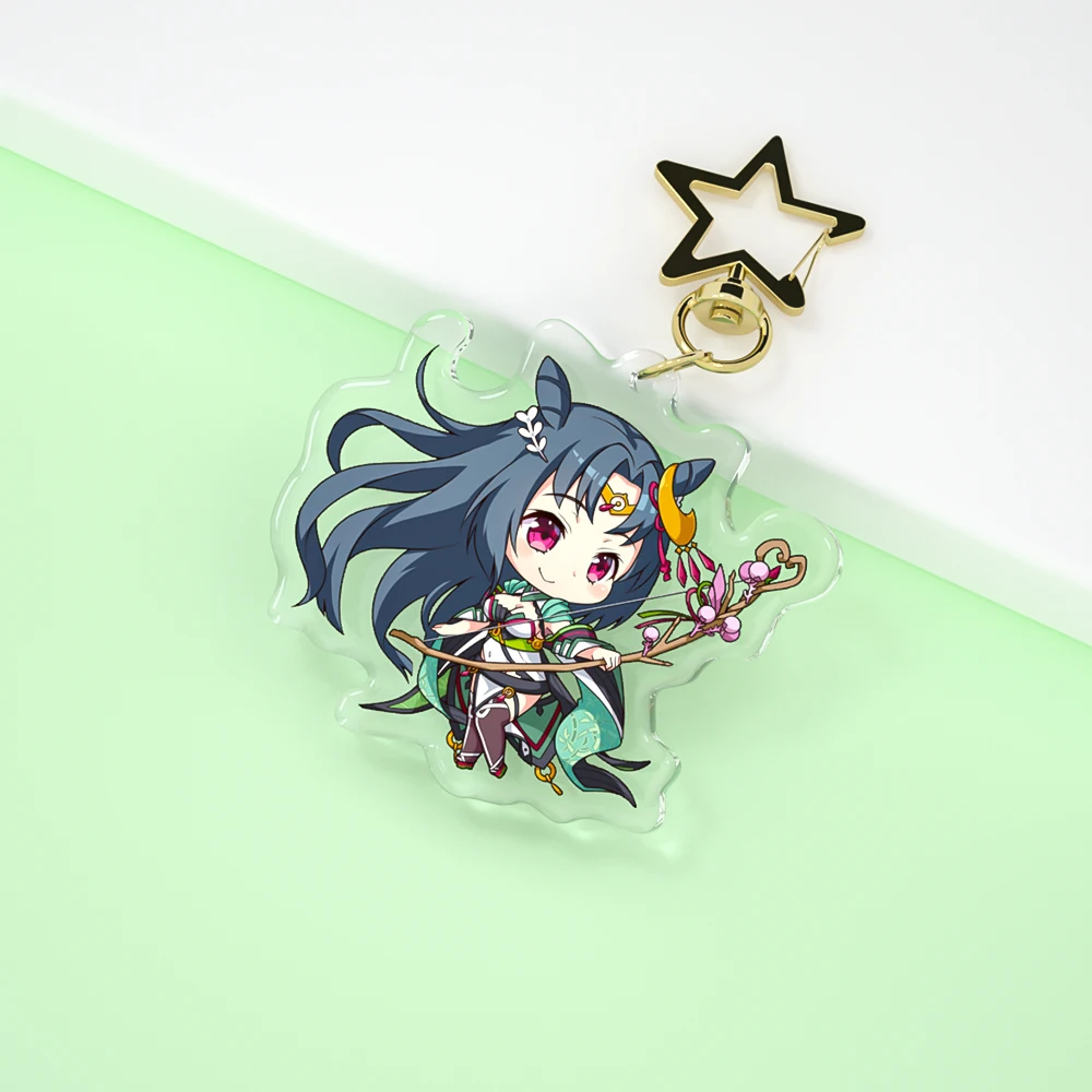 Paran 2024 Custom Printed Acrylic Keychain One Piece Anime Acrylic Charms Key Chain Wenzhou Pvc Clear Acrylic Keychain