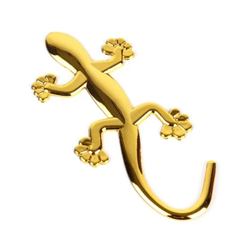 Logo Car Badge Metal Emblem Lizard Gecko Badge Decorate Sticker And Durable Personalized Metal Decorative Car Sticker