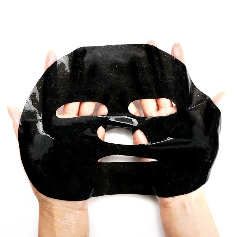100% Natural Mask Sheet Custom Black Collagen Face Mask for Skin Clean