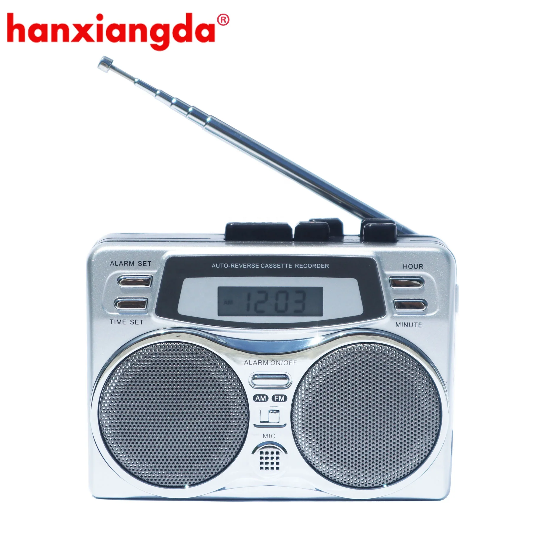 
shenzhen manufacture offer mini cassette player with lcd display radio 