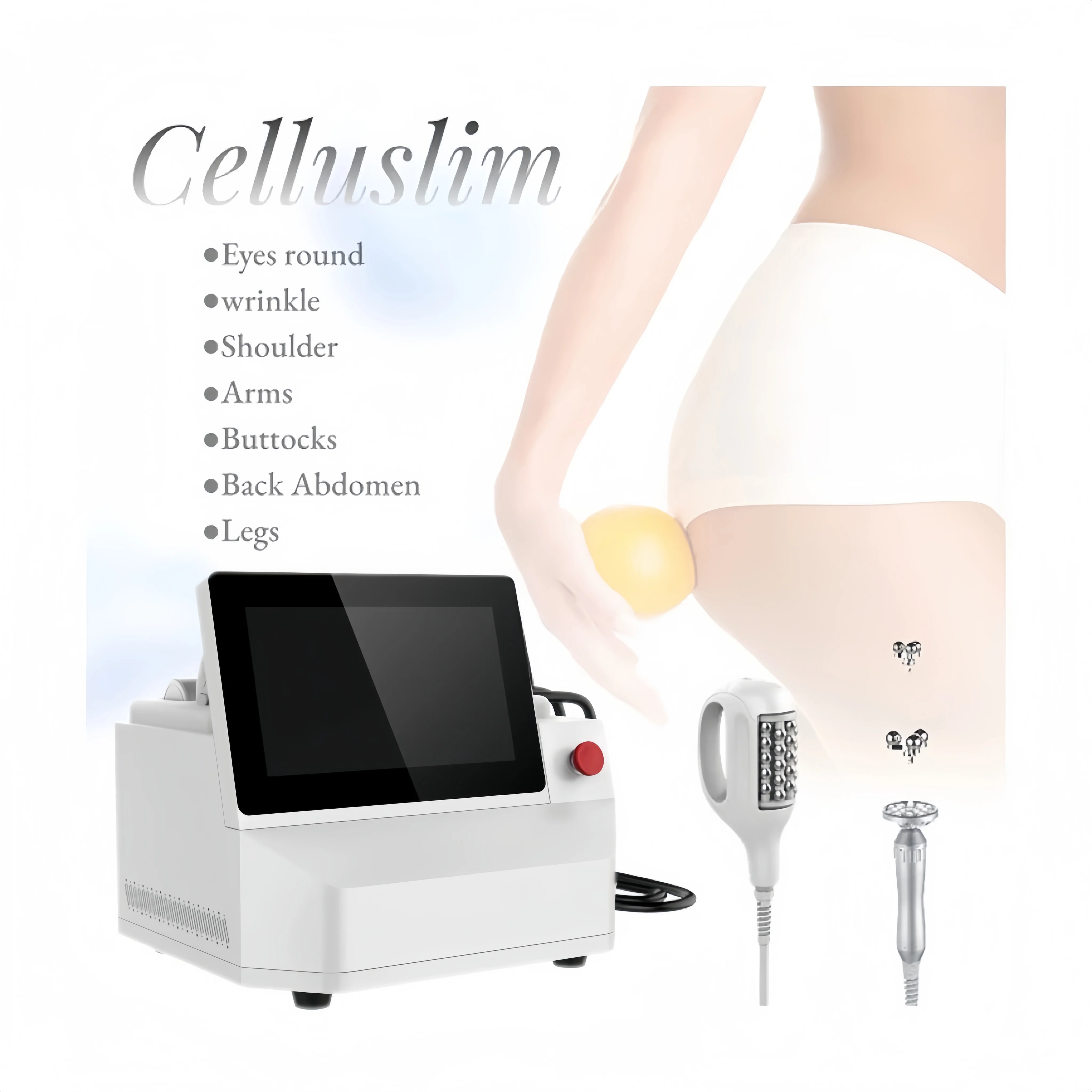 BECO новейший Celluslim валик для массажа целлюлита внутреннего шарика оранжевая машина похудения тела
