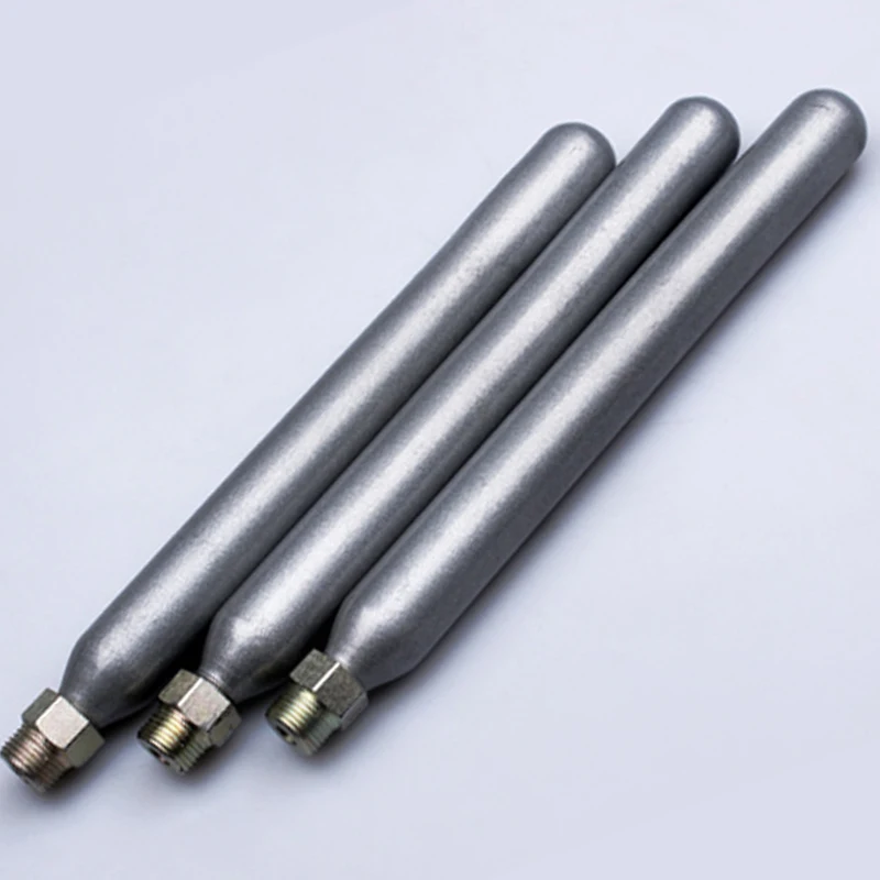 refillable 150g 142g 110g 120g 75g CO2 gas cylinders cartridges used for foam Dry Powder 6kg 9lt fire extinguisher