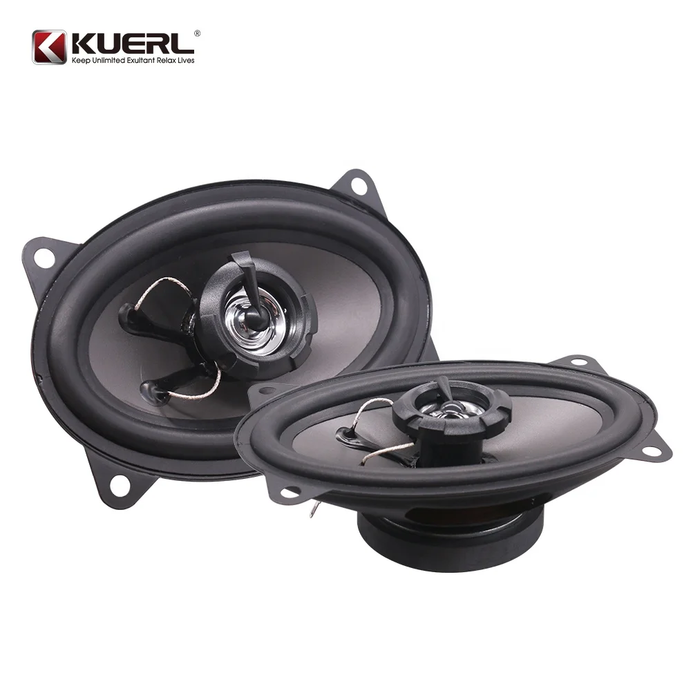 Ready stock supply bass car coaxial speaker 4*6 inch high power car stereo speaker