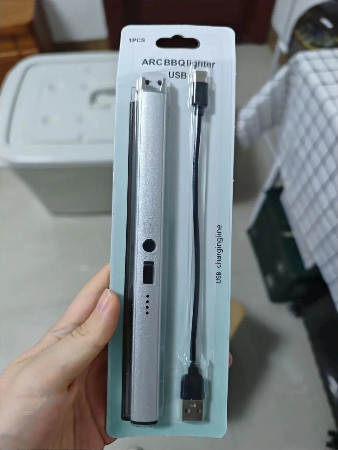 Wholesale Custom USB Flameless Electric Arc Candle Lighter Multifunctional Rechargeable Modern Design Cigarette Use Metal