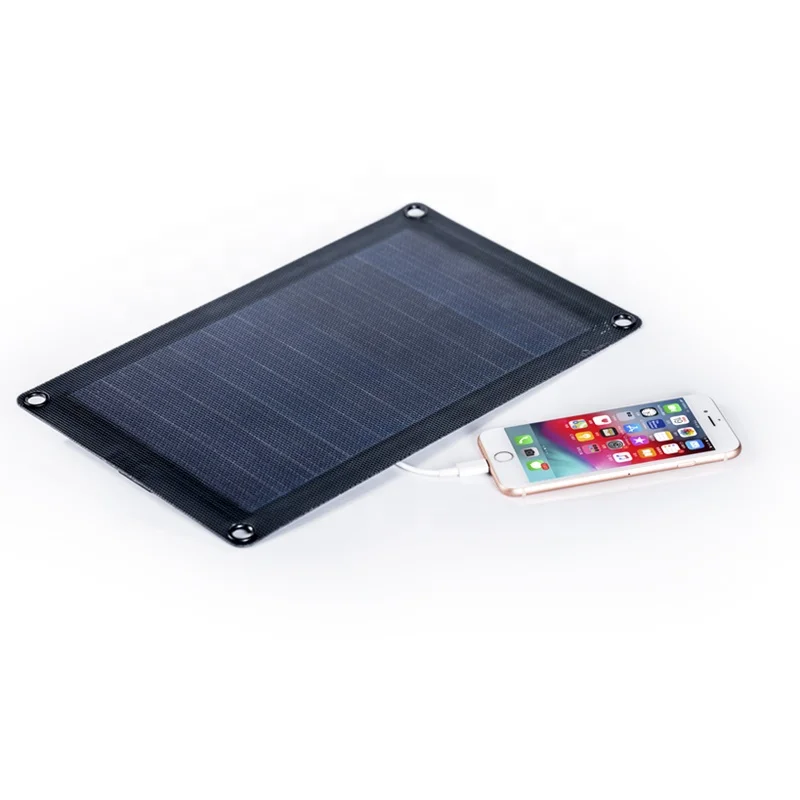 Waterproof cloth 10W usb output solar panel charger for mobile phone
