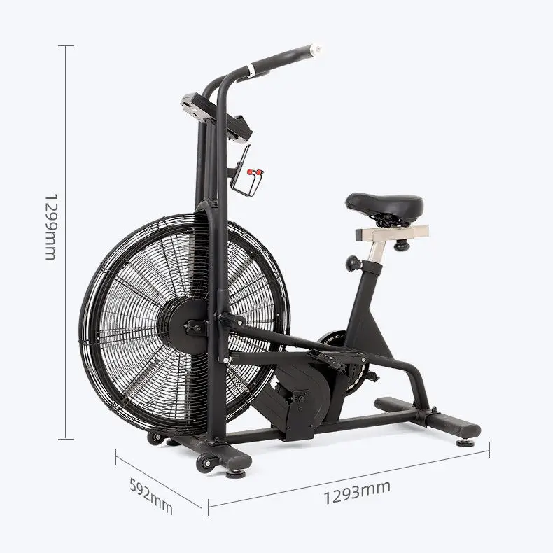 MKAS Professional Air Bike Commercial Use Gym Fitness Equipment Exercise Air Bike