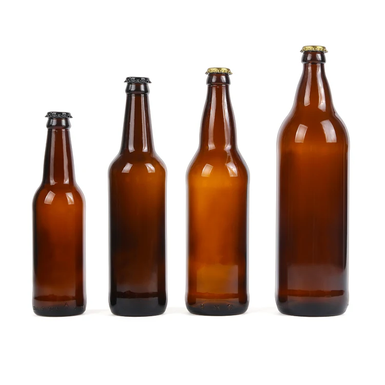 Оптовая продажа, пивная бутылка из янтарного стекла объемом 250 мл, 330 мл, 500 мл (62436768142)