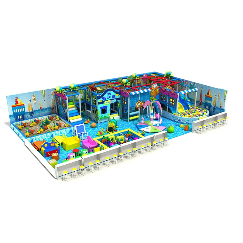 New style jungle theme children indoor playground set kid maze playground equipment for sell