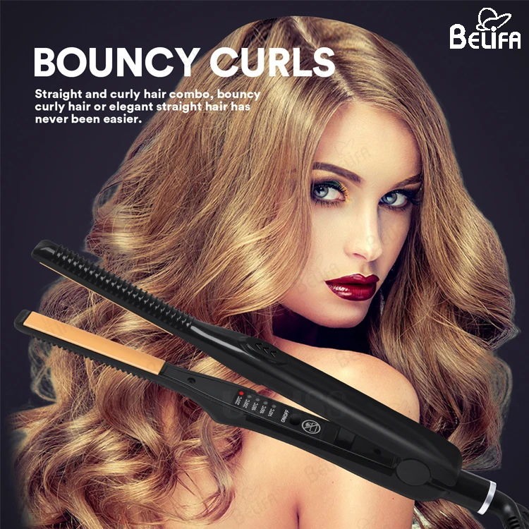 Hot selling 2 in 1 mini Hair Straightener Fast Heating Beard Straightening Iron Mini Pencil Hair Straightener