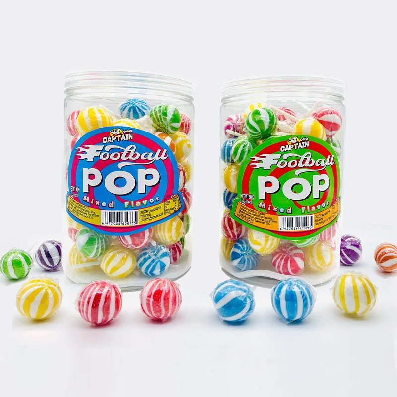 Wholesale Custom Hard Candy Bulk Rainbow Swirl Big Colorful Lollipops 18g