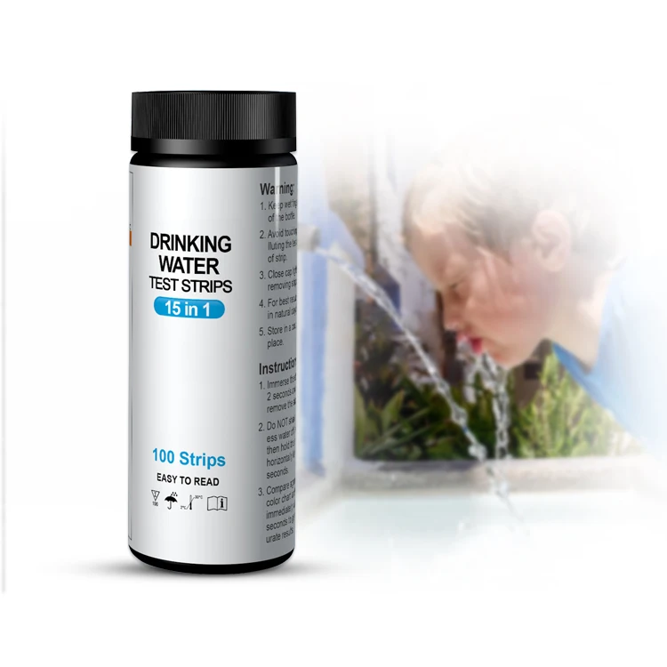 Quick Test Strips for Drinking Water Analysis 15 Parameters Including Nitrate Total Alkalinity test
