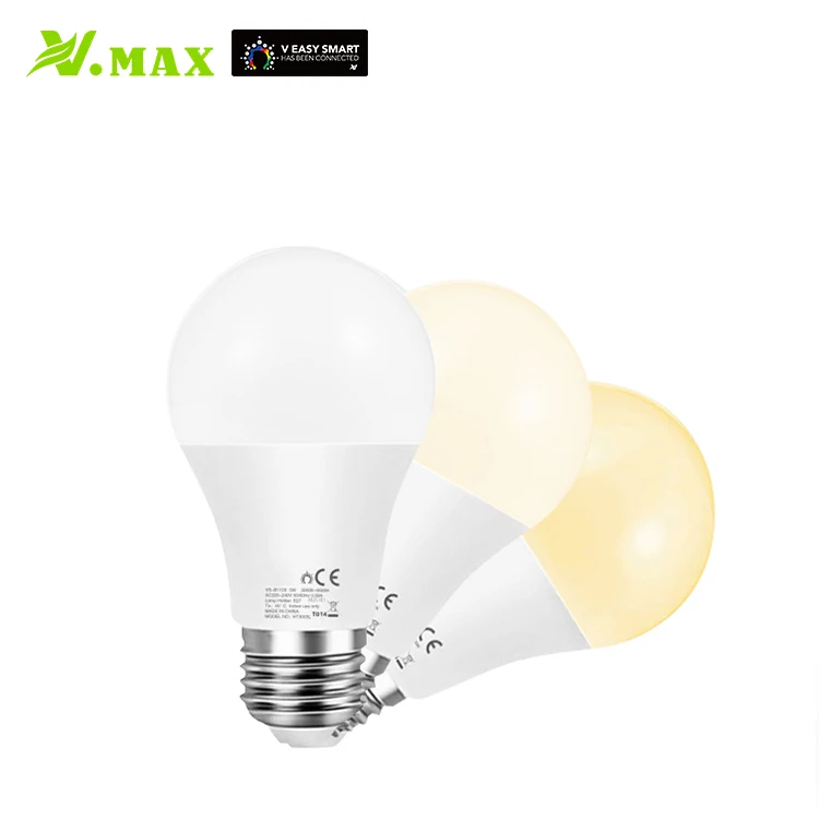 Умная Светодиодная лампа Vmax E27 для дома Alexa Light 220 В