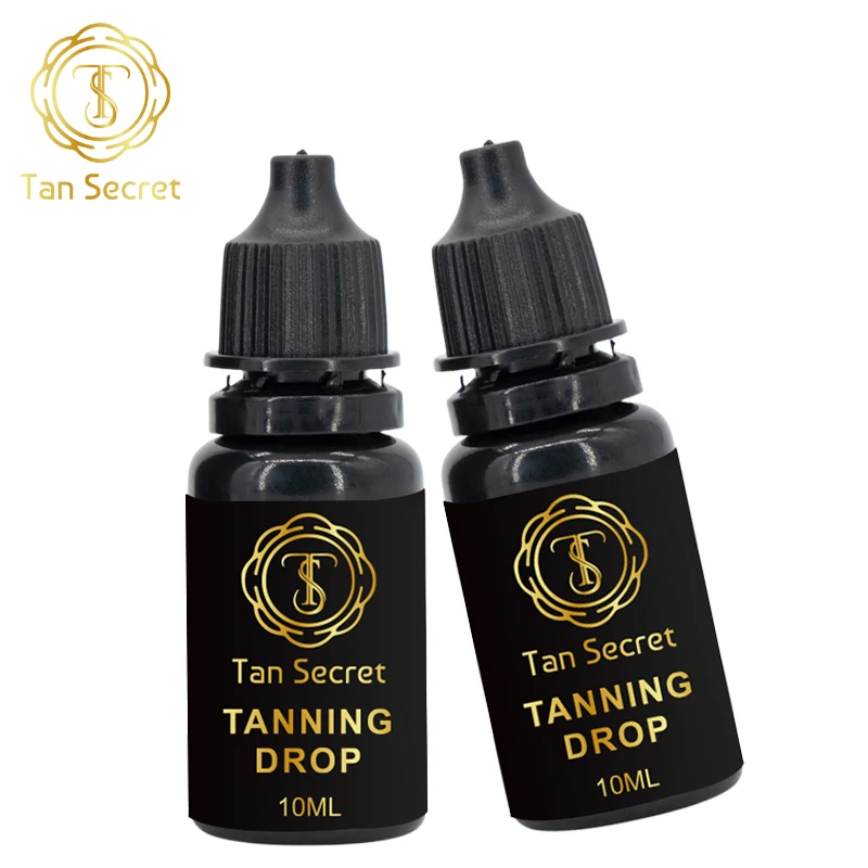 Hot sale UK popular Sun Kissed Skin Self Tanner Label the custom Tanned Oral spray Tanning drops factory price
