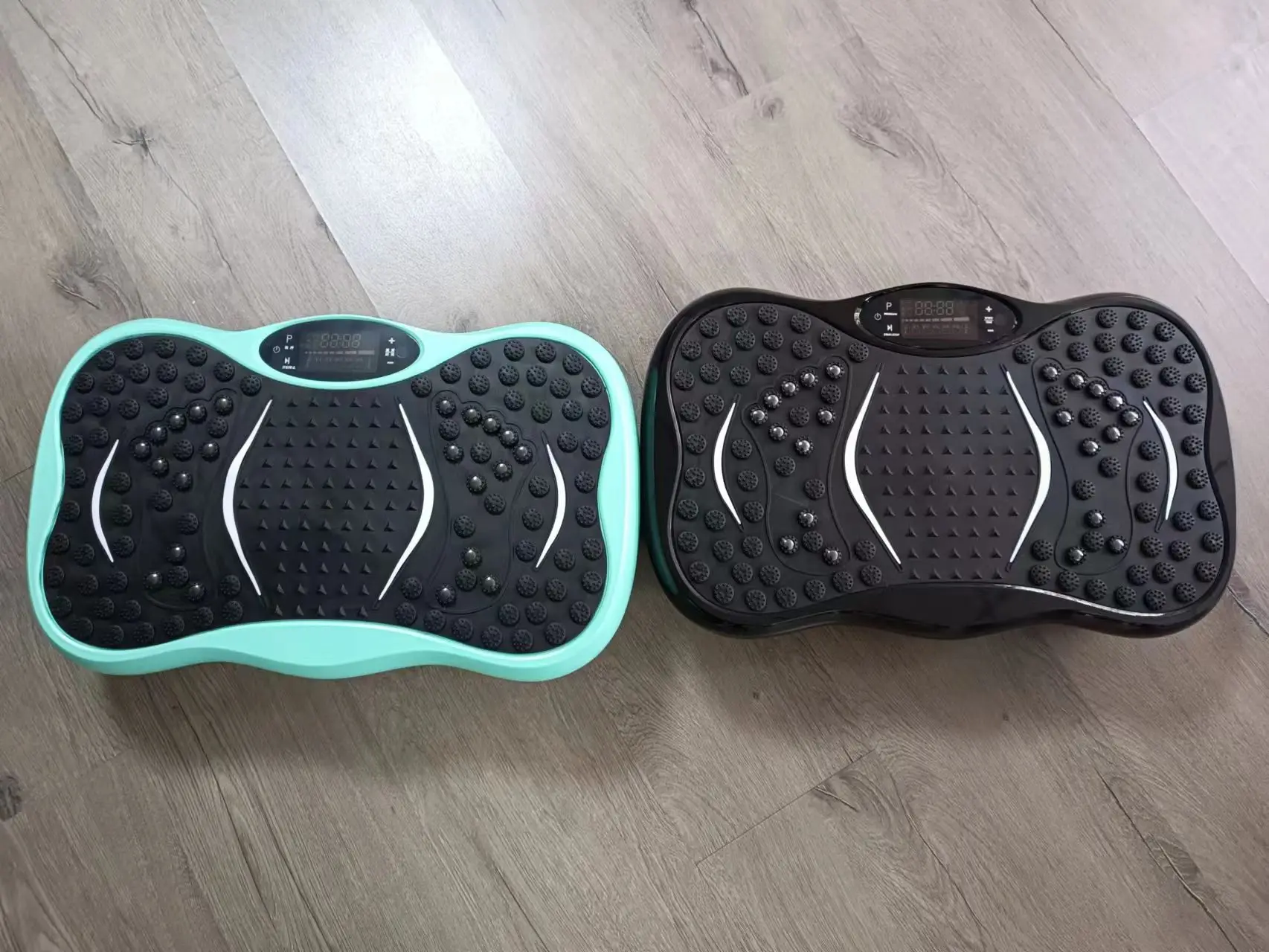 Unisex Whole Body Workout Massager Machine Vibration Platform Plate Fitness Equipment ABS Material Vertical Type Electromagnetic
