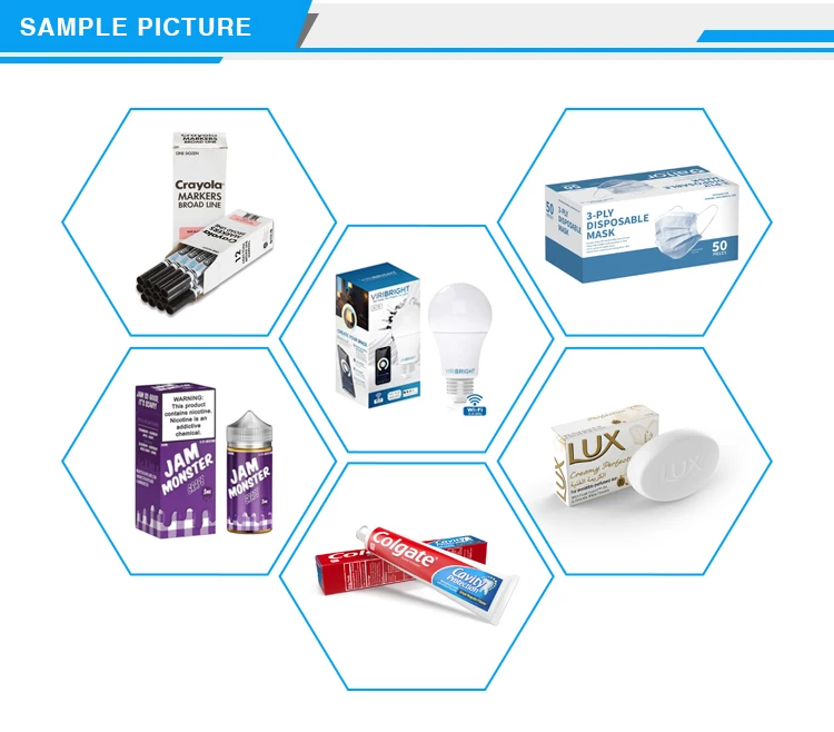 automatic facial mask cartoning machine