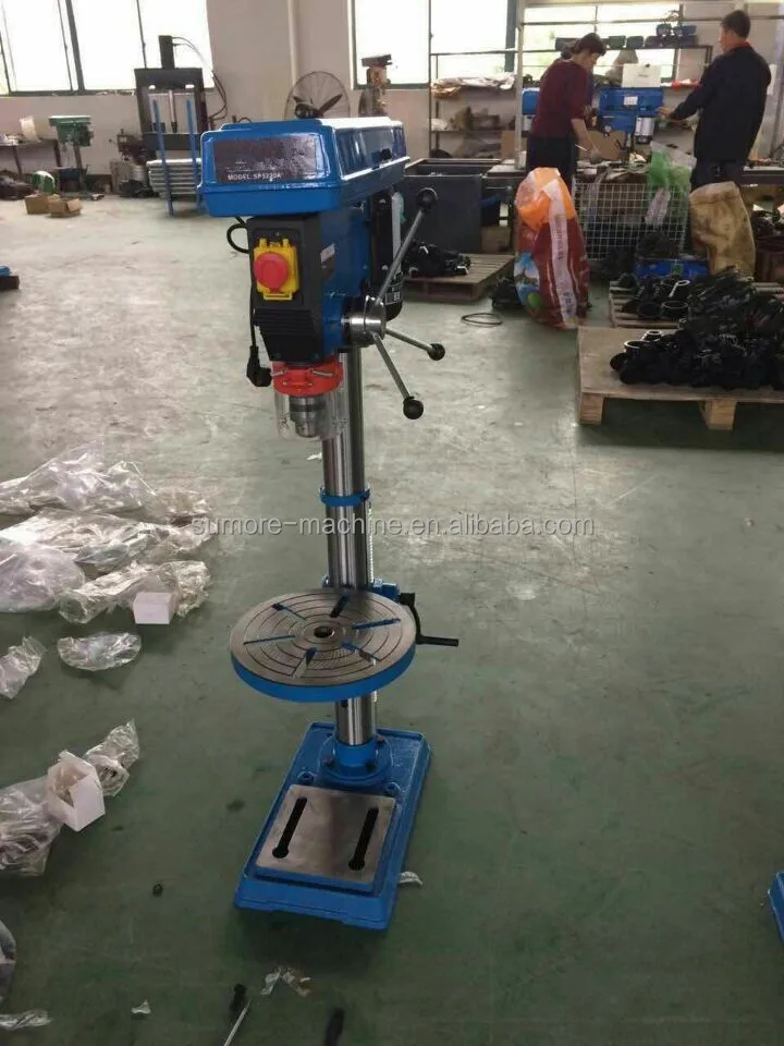 Sumore Drill Machine 16 Speed Drill Press 20mm Table Top Drill Press Machine With  Taladro De Banco SP5220A