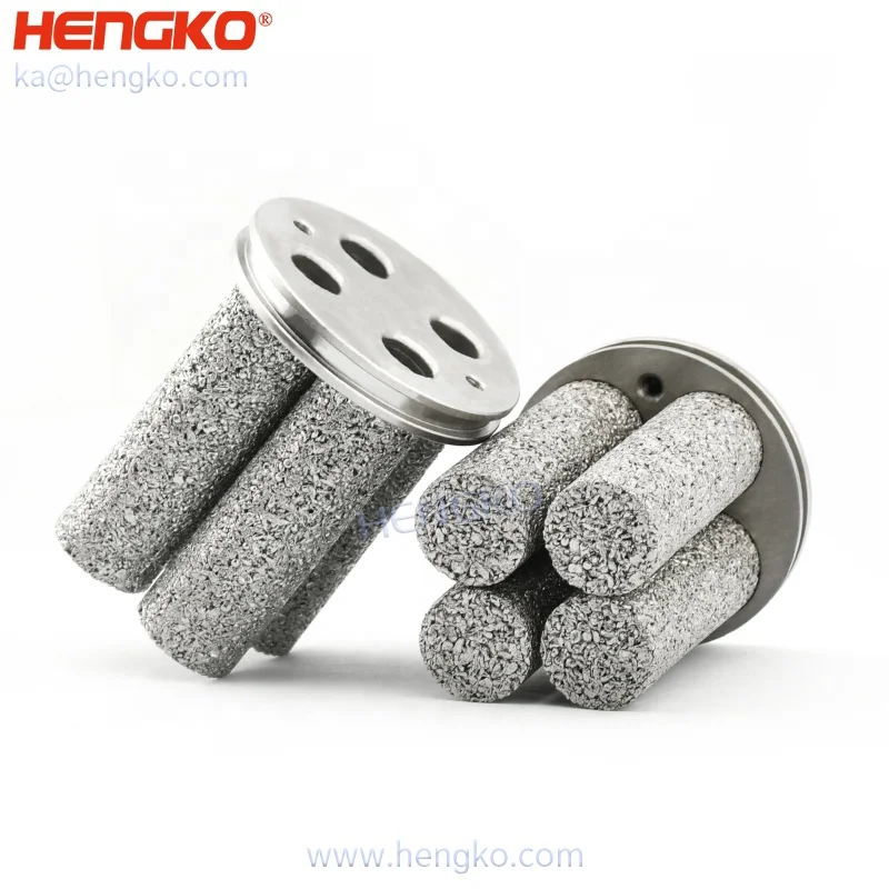  Сделанный на заказ HENGKO спеченный мокропористый металлический фильтр из нержавеющей стали 316L для промышленной системы