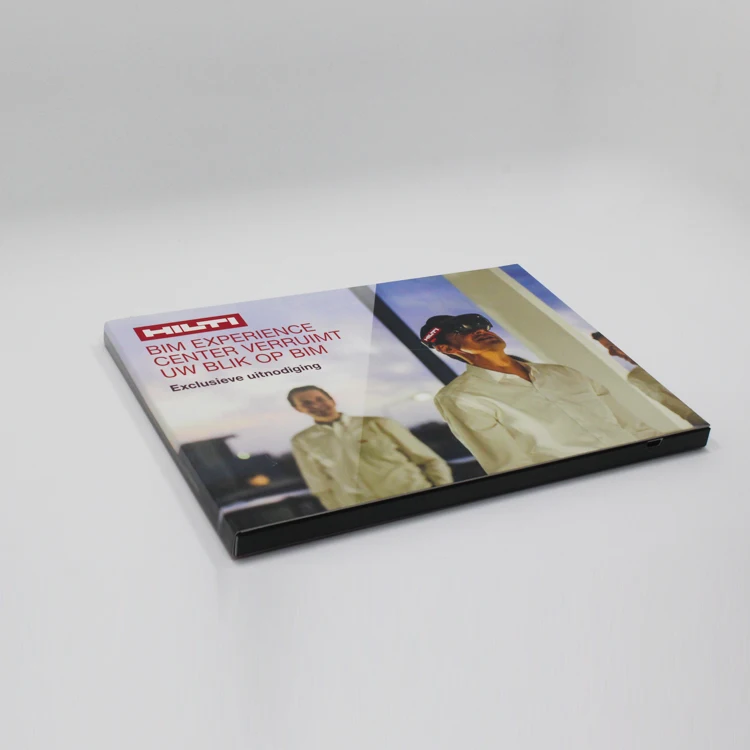 wholesale new lcd video advertising card 5inch  IPS/TFT/HD business greeting gift card lcd display A4 Brochure card