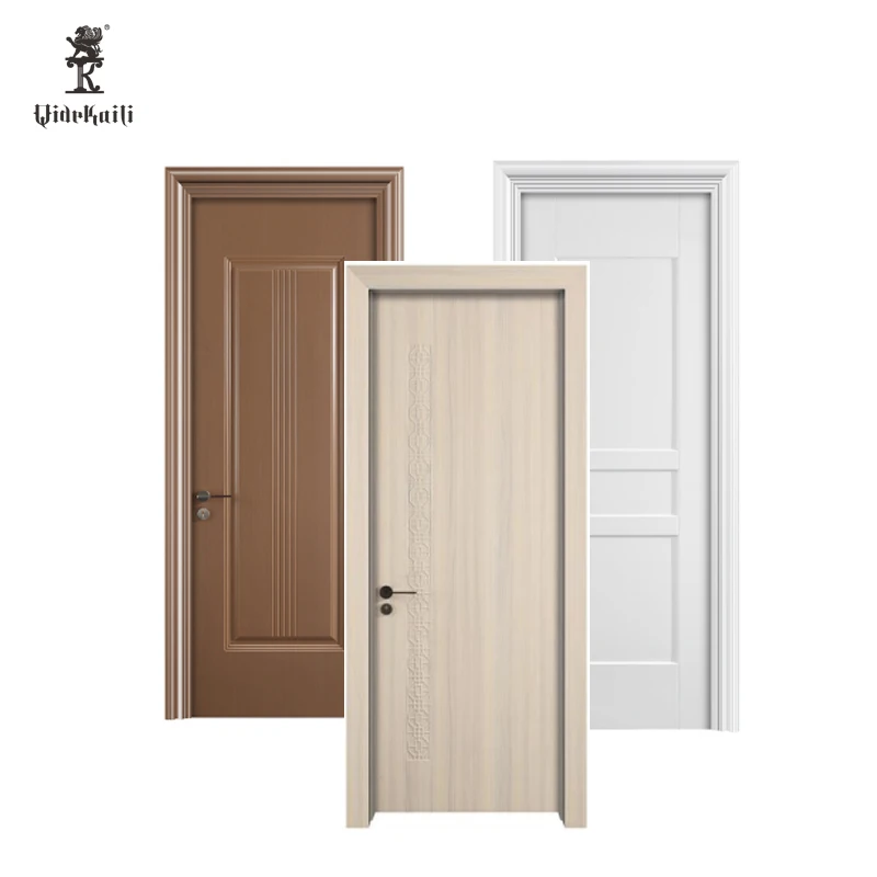 Best Quality WPC Door Water Resistant Fire-Proof Interior Bedroom Door For Houses