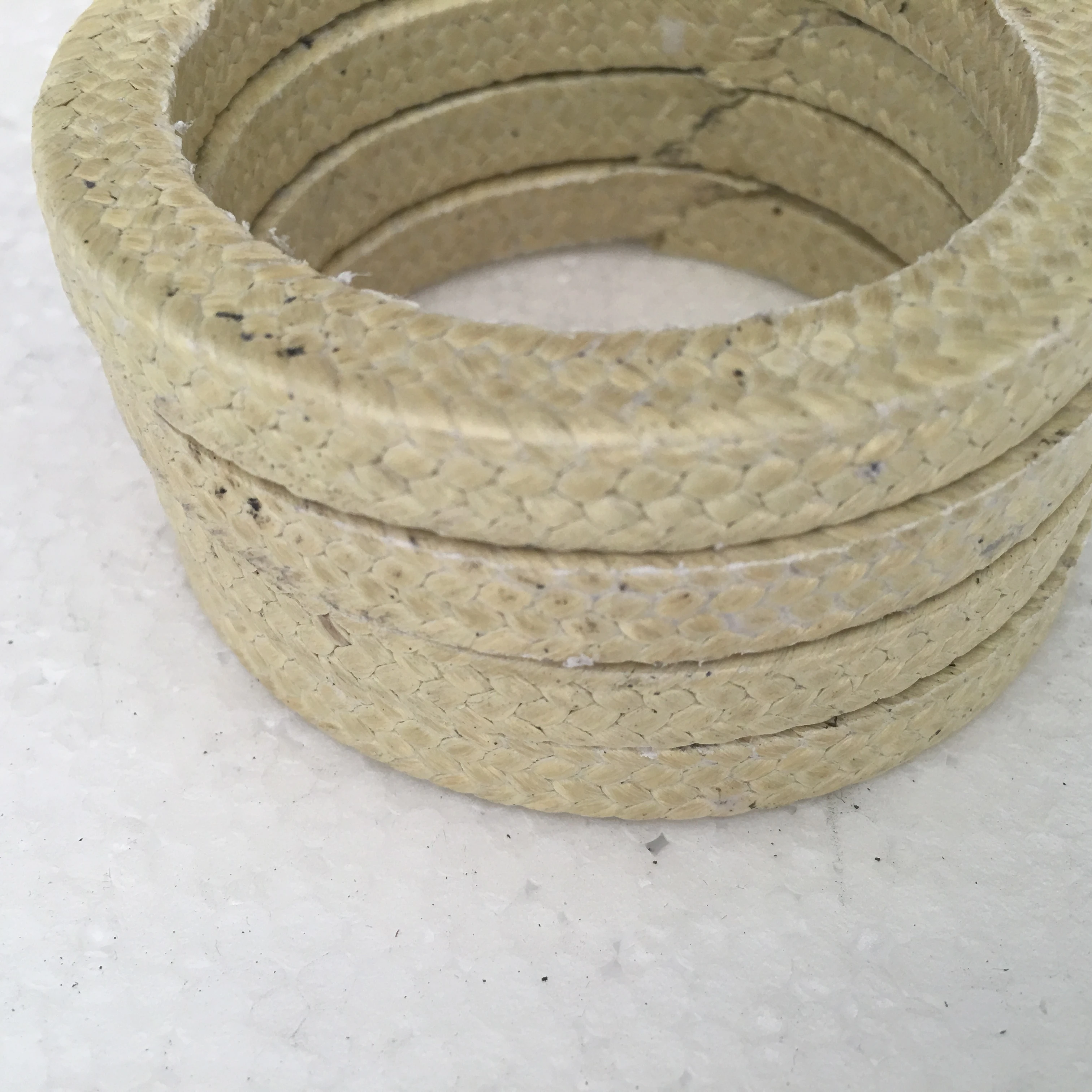 China Supplier Braided Aramid Fiber Braided Gland Packing For Water Pump Seal