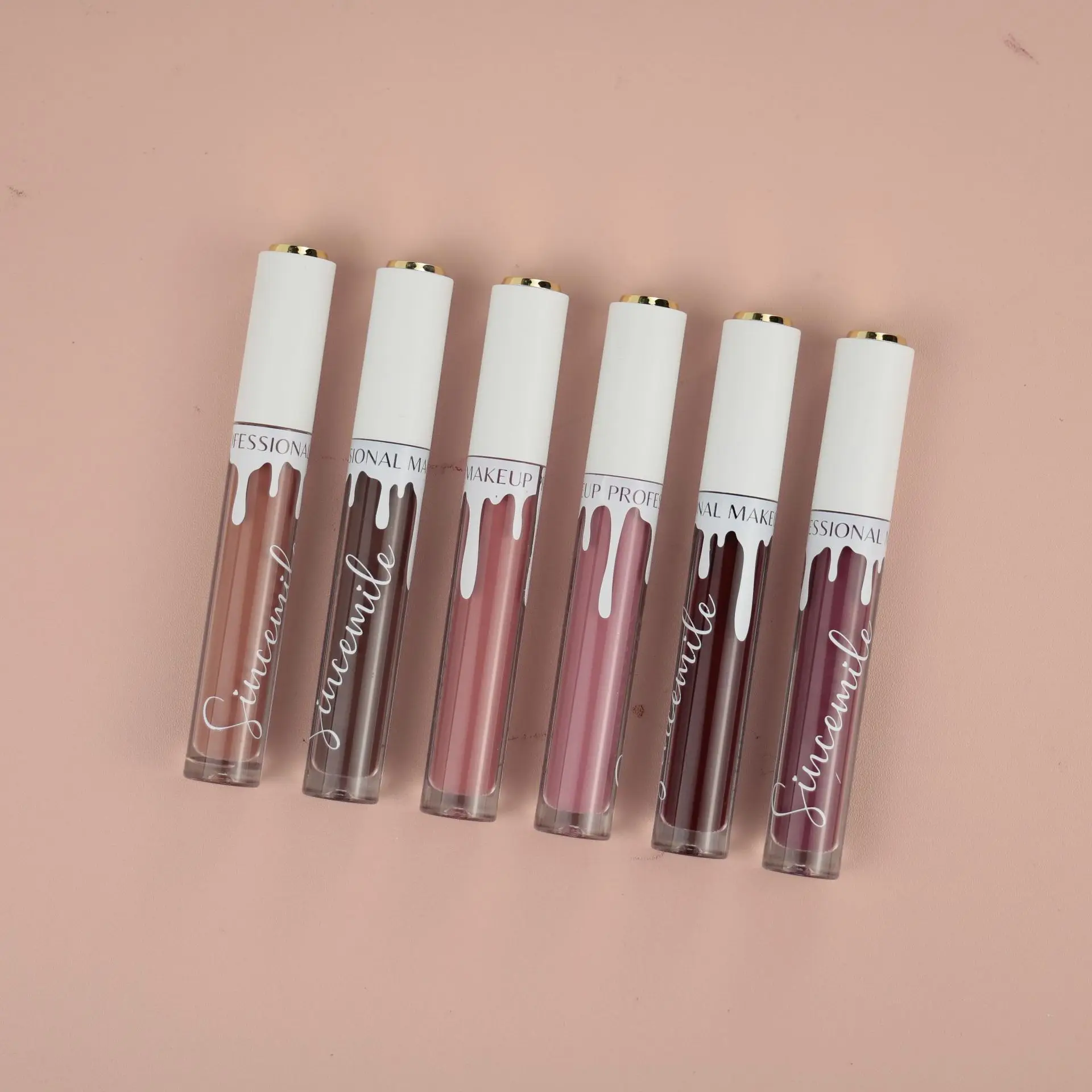 2022 New Lip Stick Private Label Hot Selling 12 Colors Velvet Matte Waterproof Long Lasting Lip Gloss