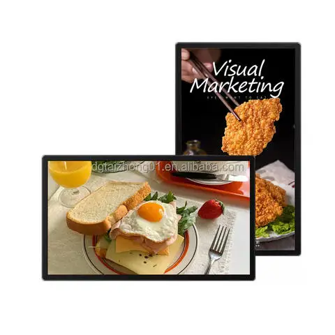Retail Shop Wall Mounted Digital Signage Media Player Android OS Wall Mount Touch Screen Digital Display for Advertising