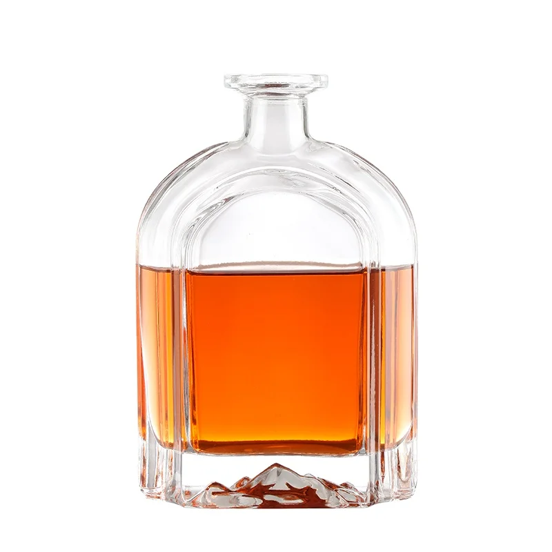 1 liter liquor bottle empty glass alcohol bottles spirit bottle wholesale