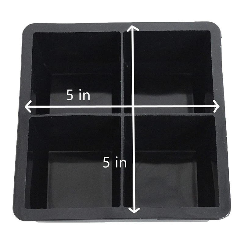 Portable Giant Mini Whiskey Food Grade Flexible Top Seller Silicone Round Honeycomb Bin With Lid Ball Ice Cube Tray