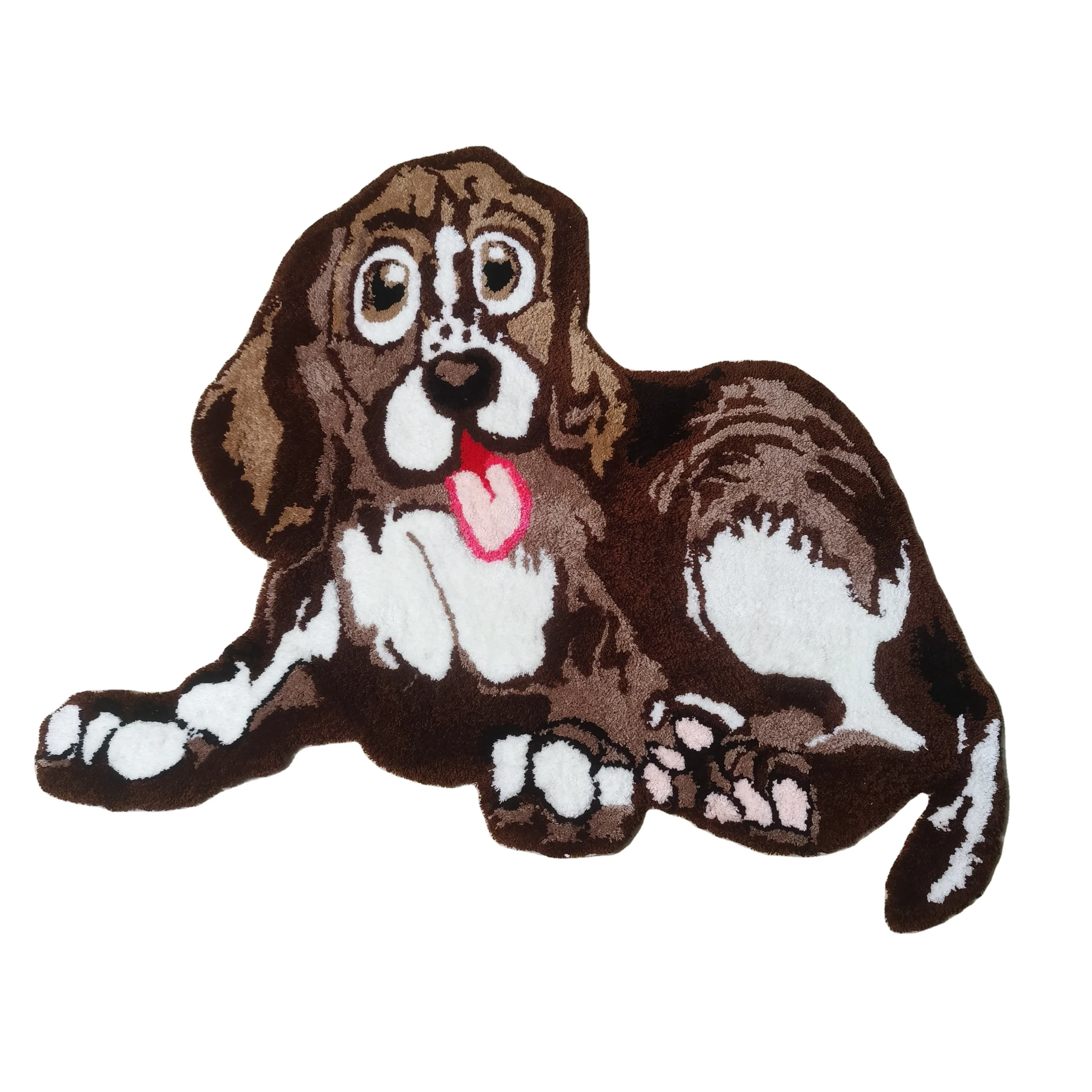 drop shipping modern customize tufting rug carpet logo anime design cartoon carpet customize shape funny doormat