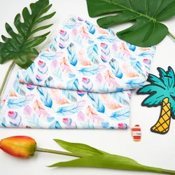 Цифровая печать 240gsm 80% полиэстер 20% спандекс пользовательские печатные купальник материал ткань