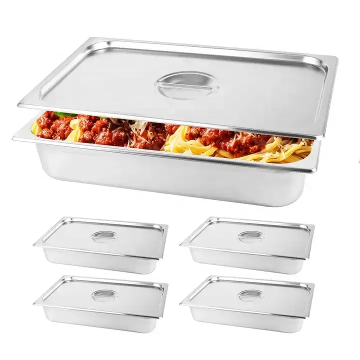 1/1 size gn pans European & American Stainless Steel Chafing Dish Food Pan