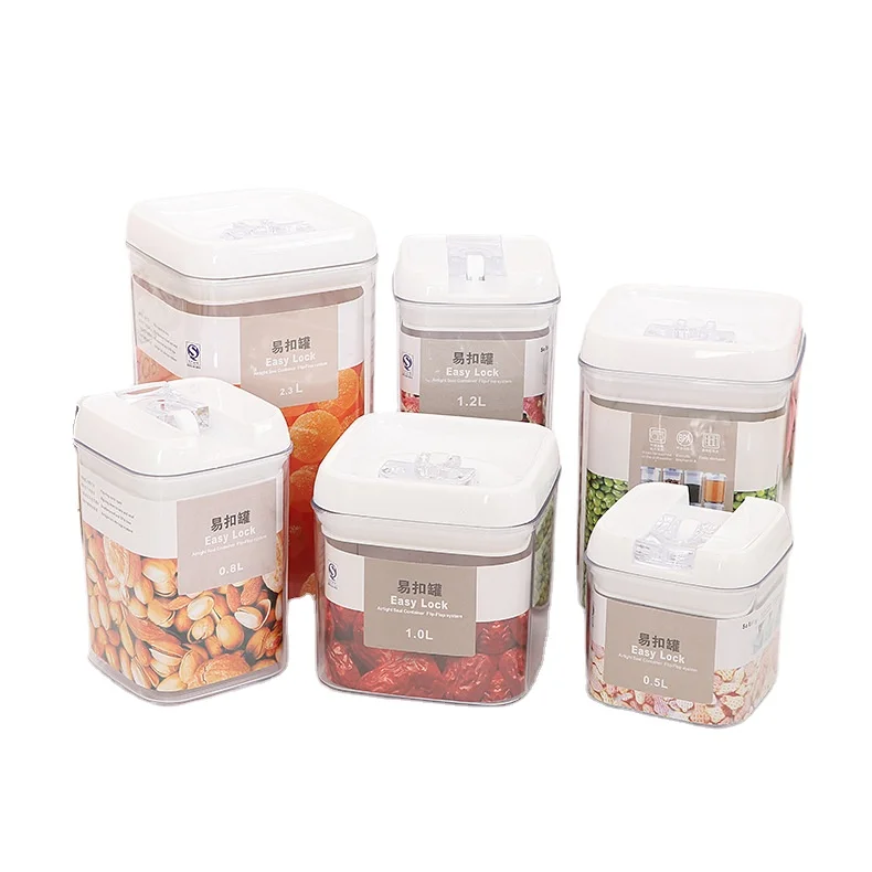 OWNSWING Plastic Food Container Airtight Food Storage Container With Lid BPA Free Plastic Cereal Containers