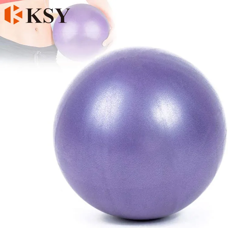 PVC Small Exercise Ball Mini Yoga Pilates Anti-Burst Fitness straw hip bouncy ball