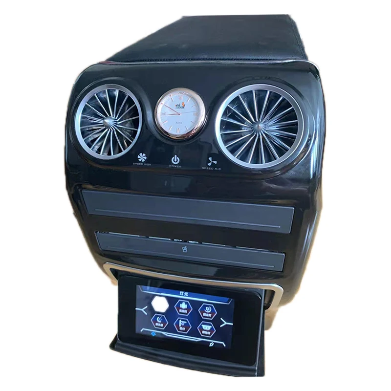 Universal Leather Car Armrest Central Store Content Storage Box console For Vito vclass Mercedes Benz W447 V250 class V class