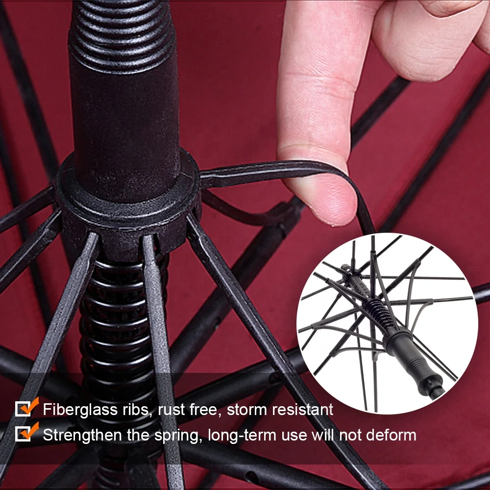 Wholesale Extra Large Windproof Golf Umbrella Automatic Open Double Canopy Sun Rain Umbrella Oversize Stick Umbrellas