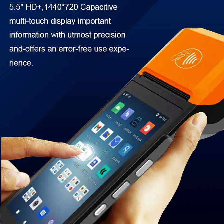 Android 13 pos устройства H10 все в одном Портативный Мобильный Pos терминал с принтером