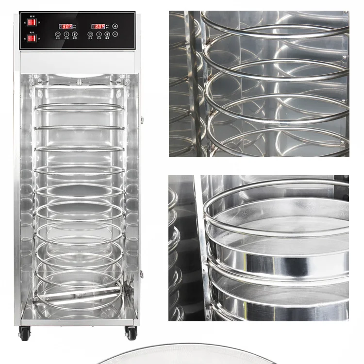 Electric drying oven food rotary vacuum dryer/vegetable fruit drying machine/tea nuts dryer machine