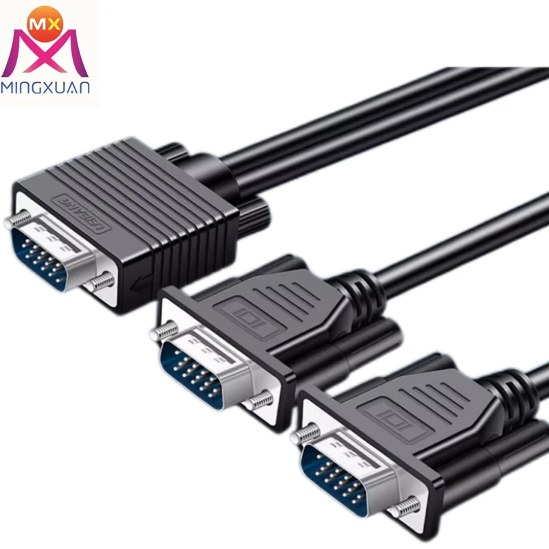 VGA HD Converte cable Male To female Splitter Monitor Adapter Data Cables Projector