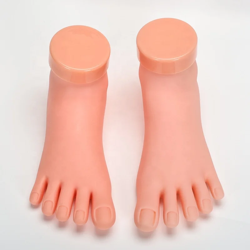 Nail Practice Hand Model Bendable Soft Prosthetic Plastic Flexible Training False Hand Mannequin Display Nail Practice Hand