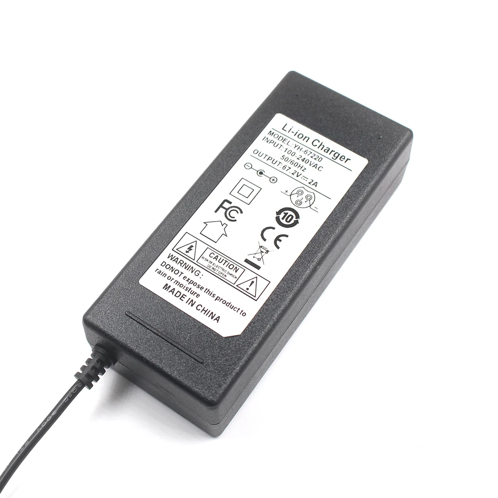 60V Smart Lithium Battery Charger For 16S 12AH 20AH Electric Bike Bicycle Scooter Wheelbarrow Output DC 67.2V 2A XLR