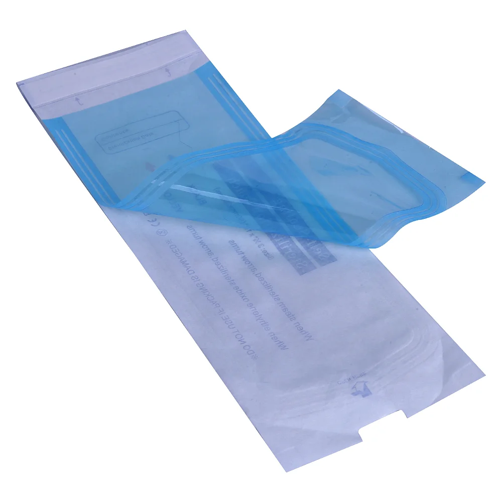 Medical Disposable Dental Reinforced Film Self Sealing Sterilization Pouch