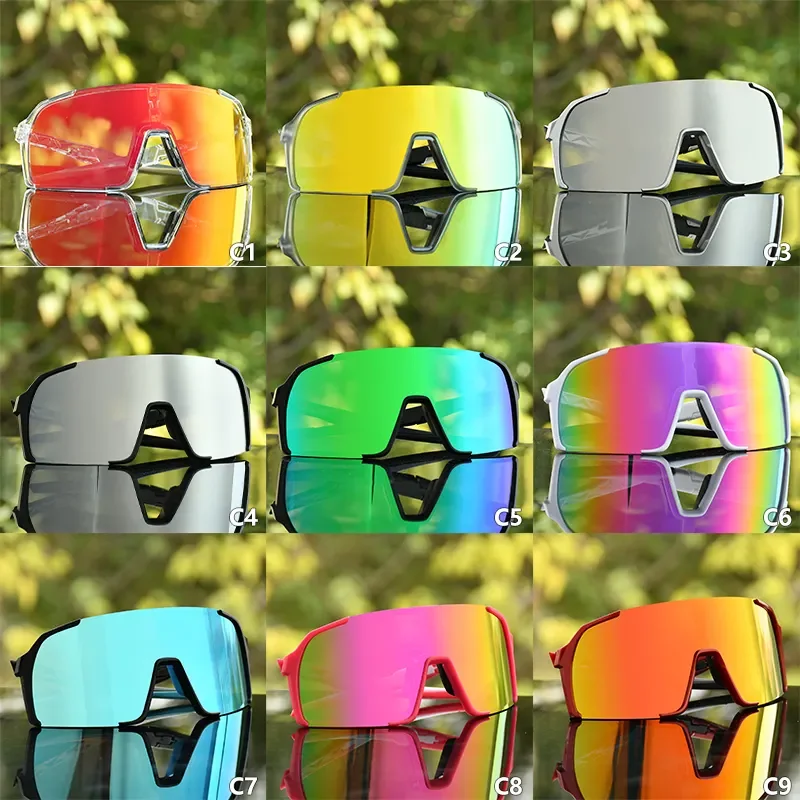 2023 New Design Wide Use UV400 Sport Sunglasses Men Cycling Sun glasses Outdoor Sports Sunglasses with original brand logo